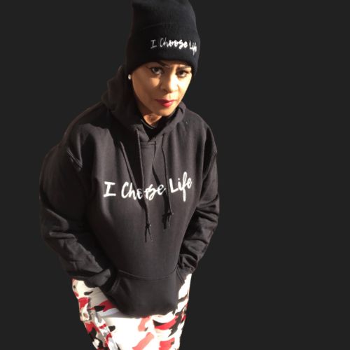 I Choose Life Black Unisex Hoodie