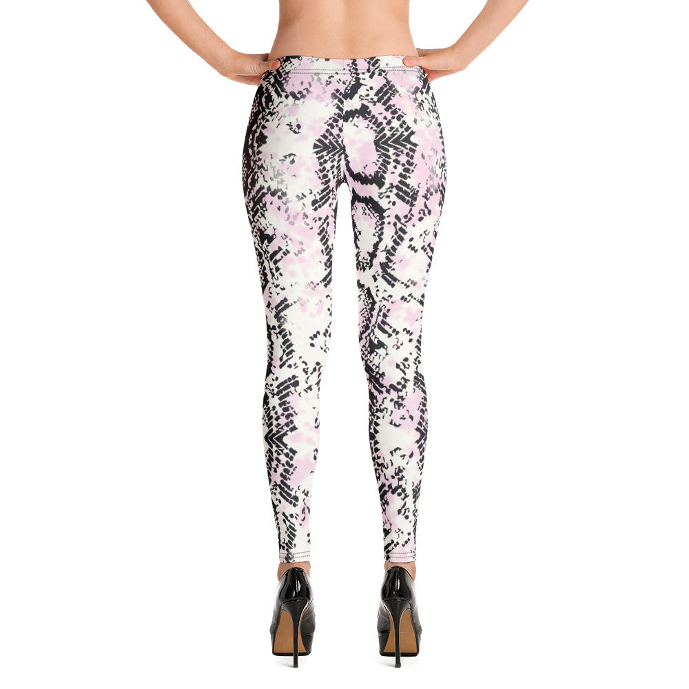 Pink Snake Leggings