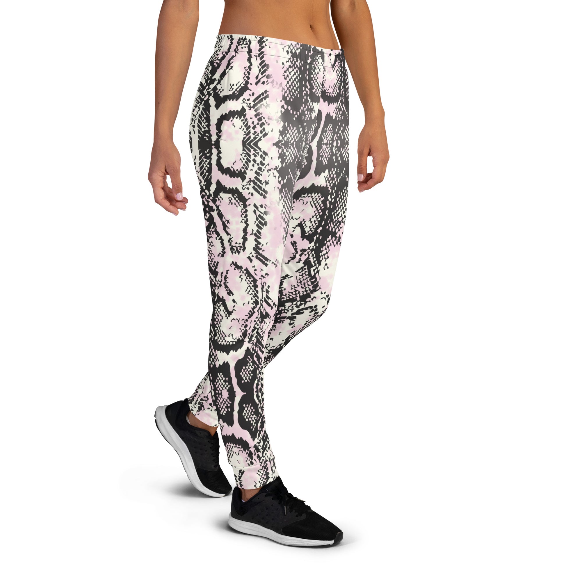 Women's Pink Snake Joggers
