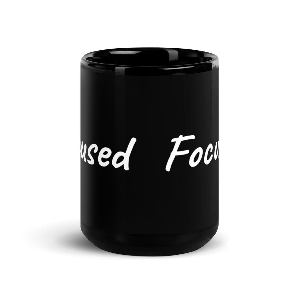 Focused Black Mug