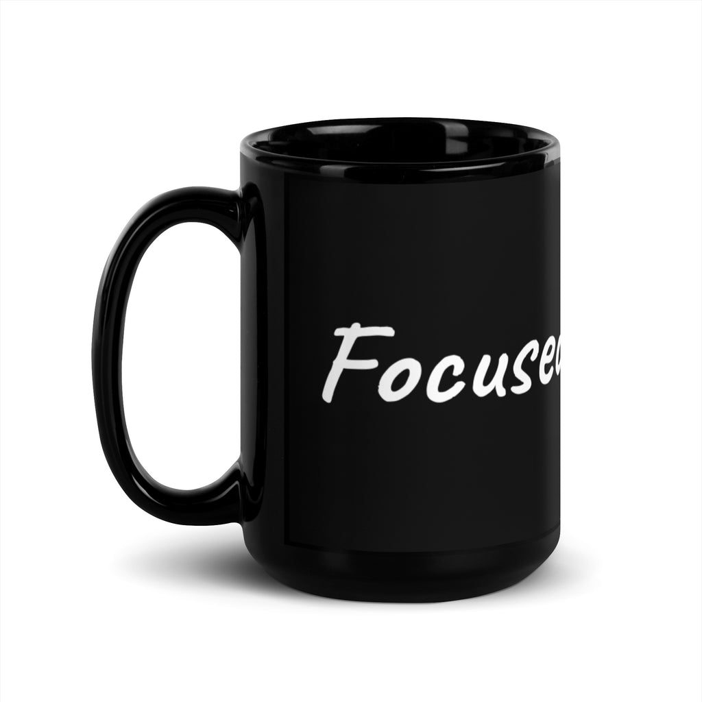 Focused Black Mug