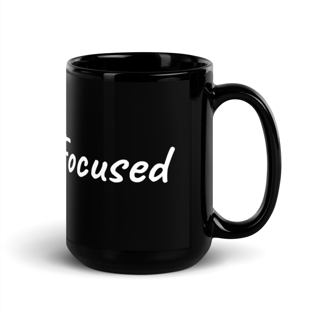 Focused Black Mug
