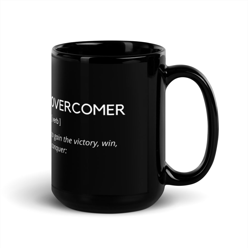 Overcomer Black Mug
