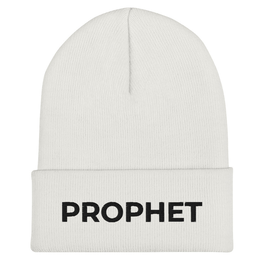 Prophet White Cuff Beanie