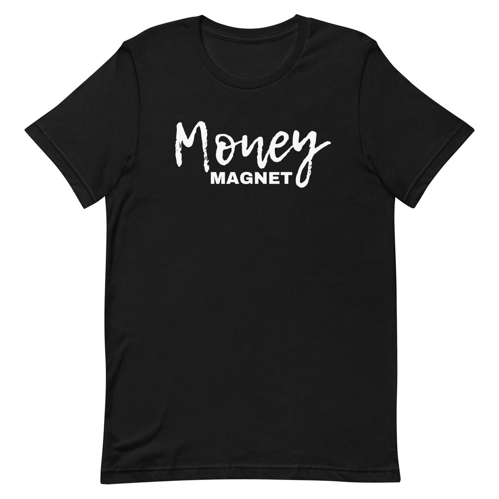 Black Money Magnet Short-Sleeve Unisex T-Shirt