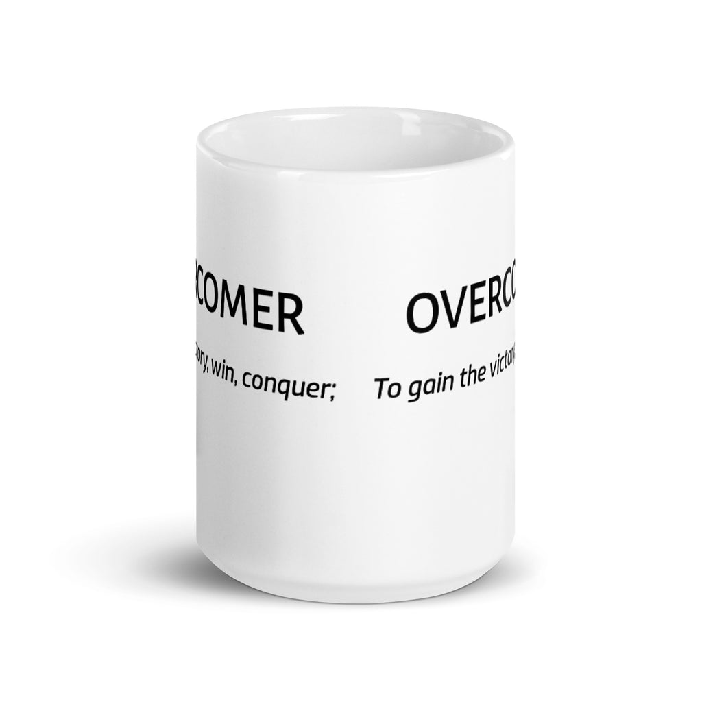 Overcomer White Mug